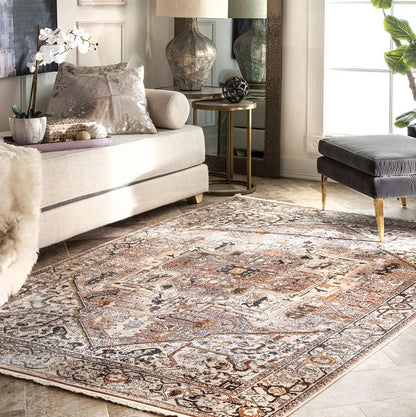 Heriz In Grey Rug