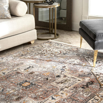 Heriz In Grey Rug