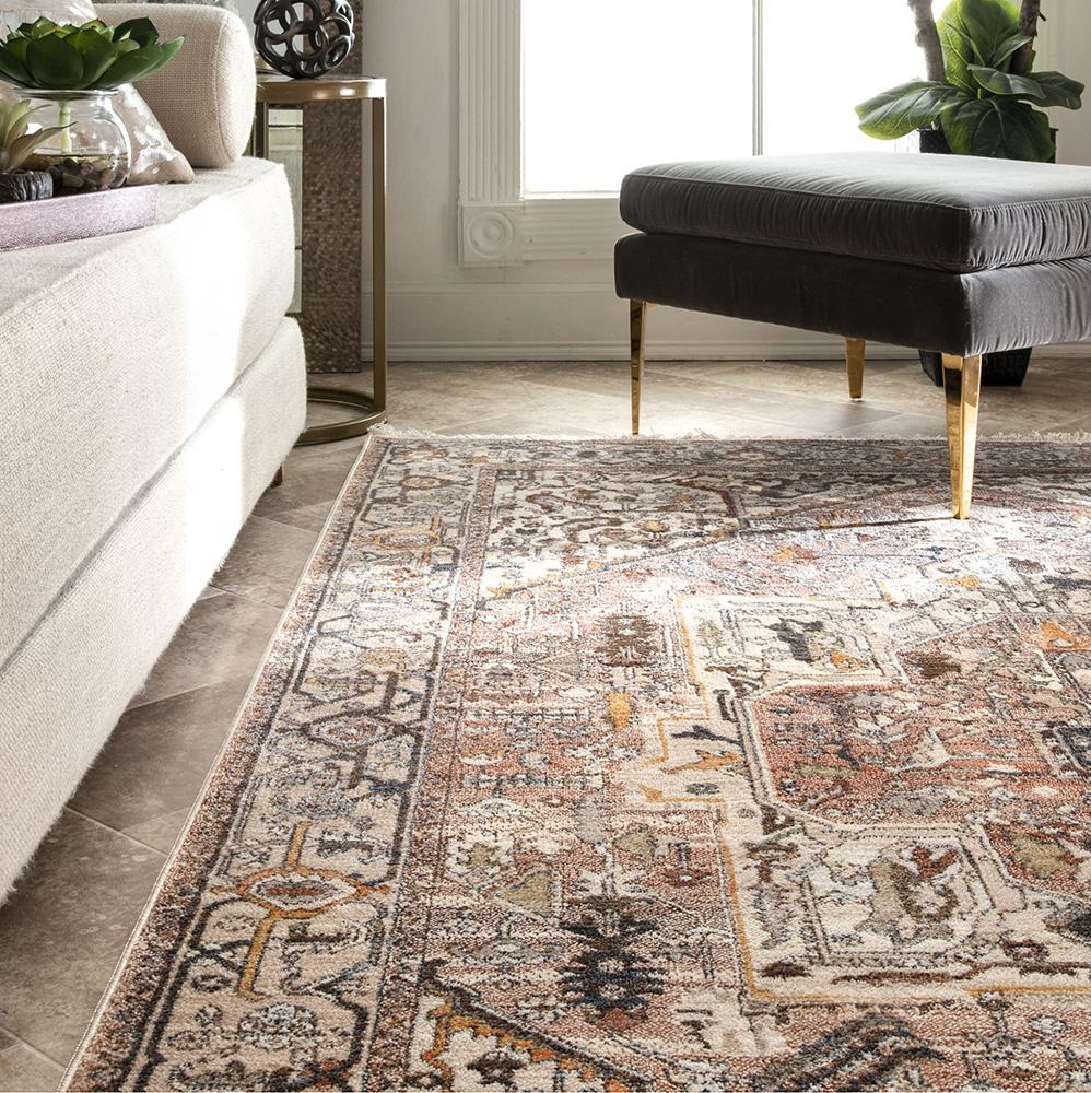 Heriz In Grey Rug