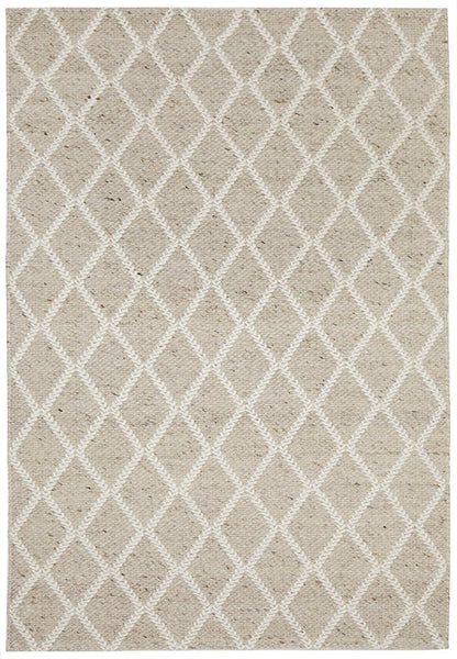 Huxley Diamond In Natural Rug