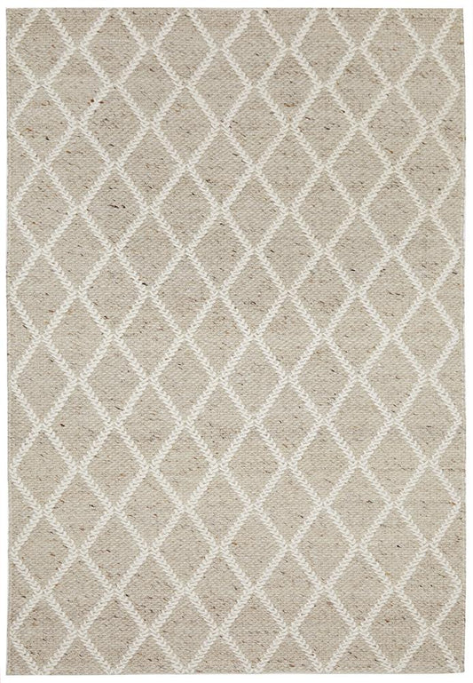 Huxley Diamond In Natural Rug