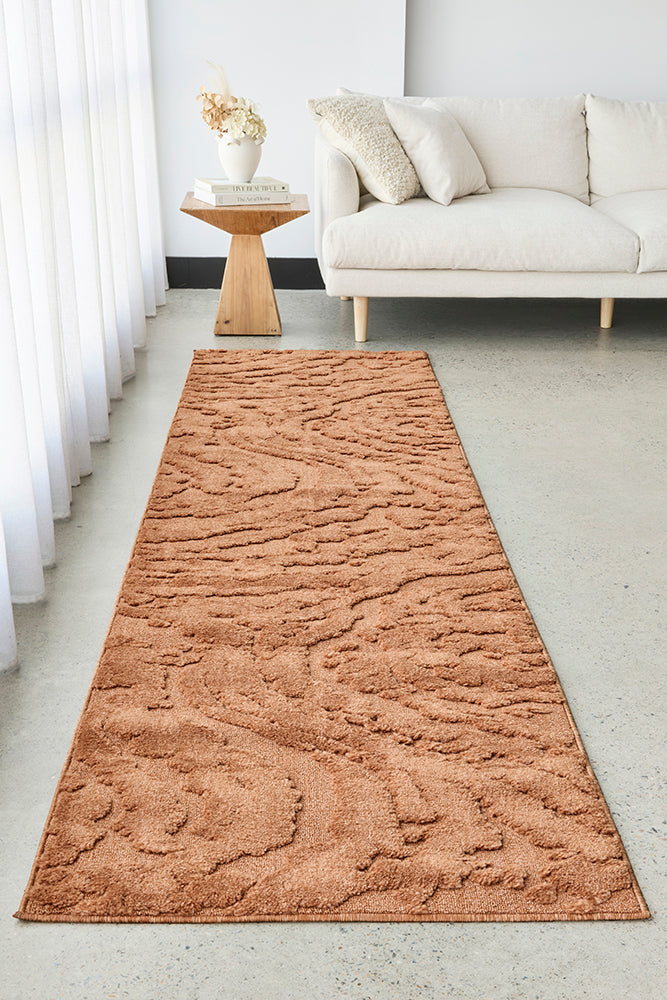 Haven Nyla Rust Runner Rug