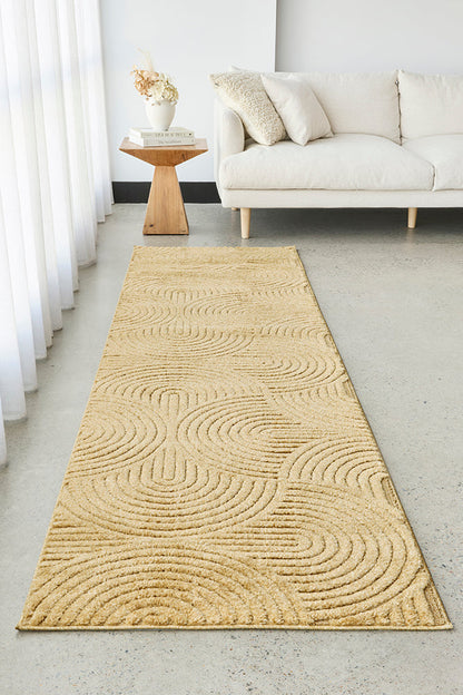 Haven Zina Gold Runner Rug