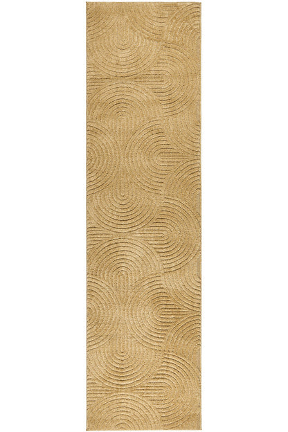 Haven Zina Gold Runner Rug