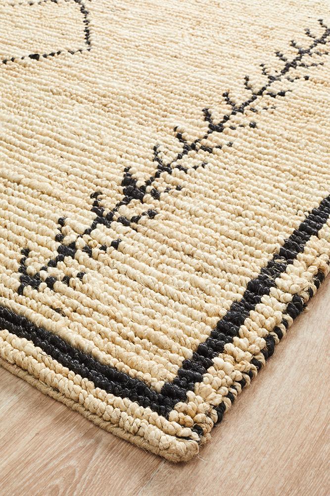 Kenya Tumu Hand Woven Tribal Jute Rug