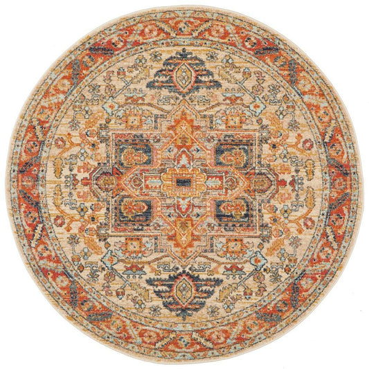 Legacy in Rust : Round Rug