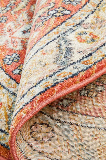 Round Legacy Rug In Terracotta