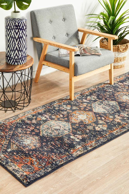 Runner Legacy Rug In Navy