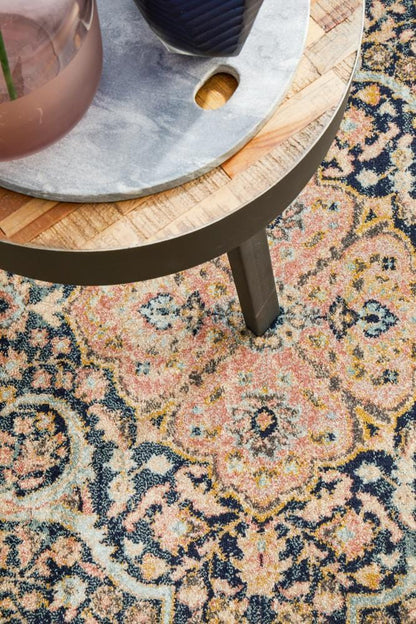 Round Legacy Rug In Midnight