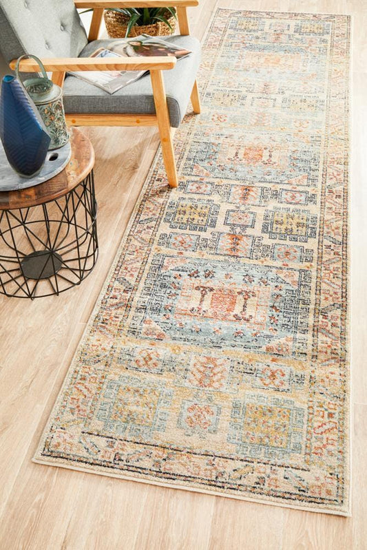 Runner Legacy Rug In Sky Blue