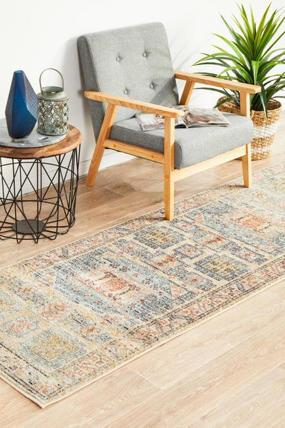 Runner Legacy Rug In Sky Blue