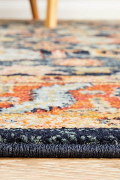 Legacy In Navy & Rust Rug