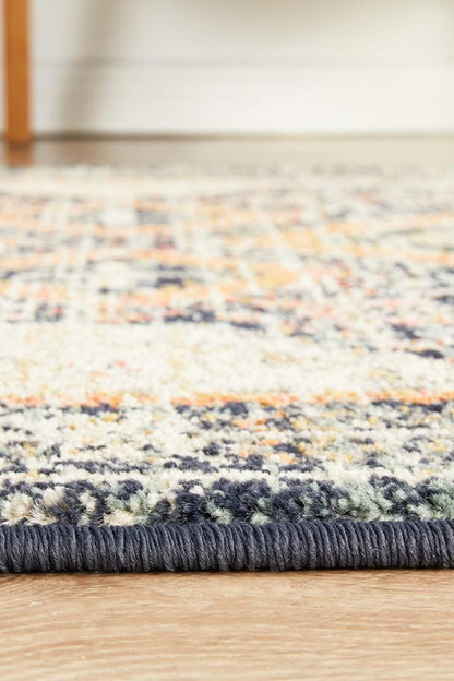 Runner Legacy Rug In Navy & Copper