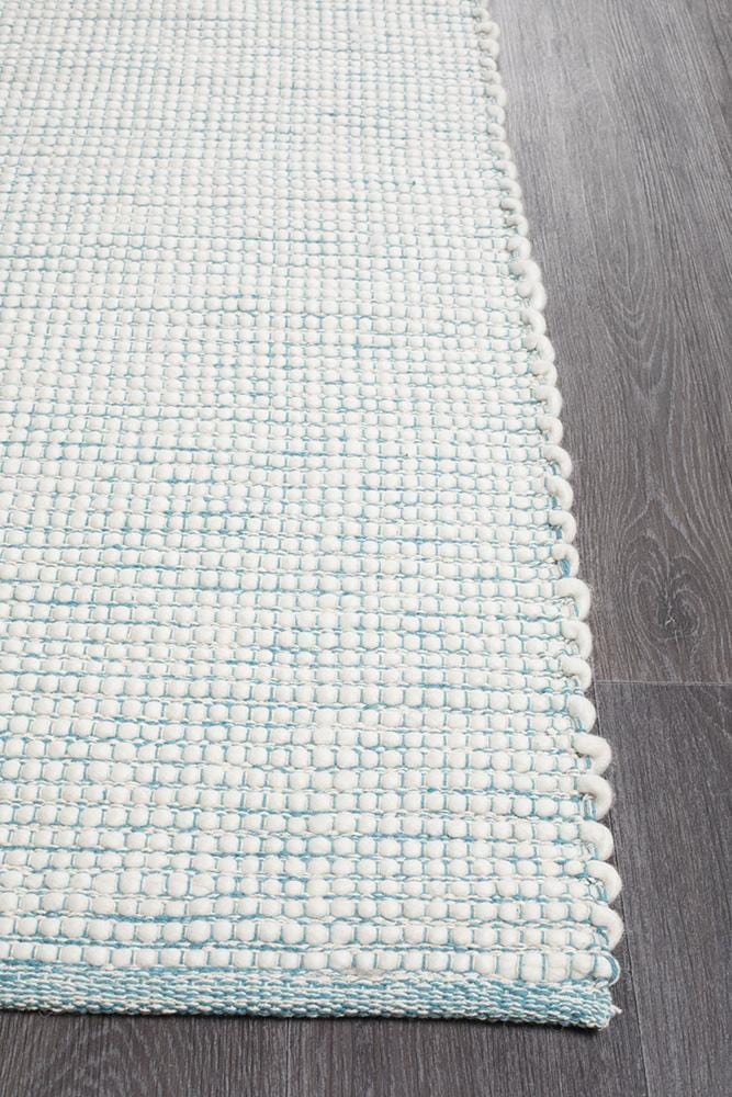 Loft Stunning Wool Turquoise Rug