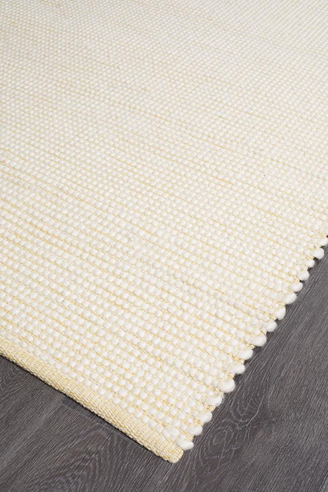 Loft Stunning Wool Yellow Rug