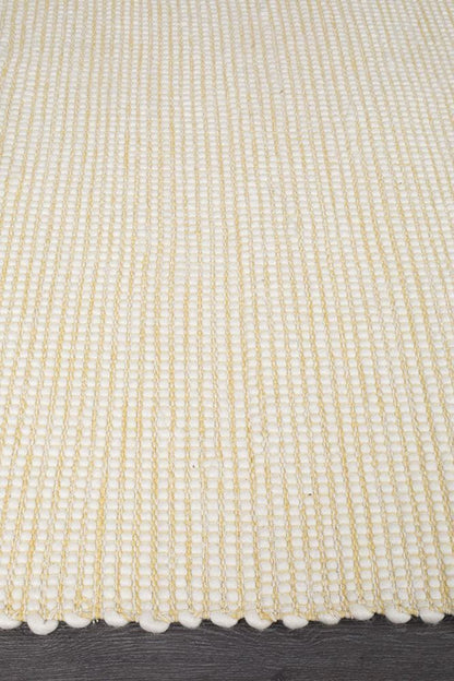 Loft Stunning Wool Yellow Rug