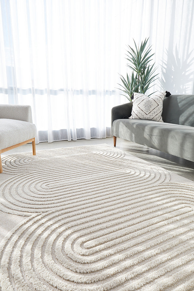 Lotus Carl in Beige Rug