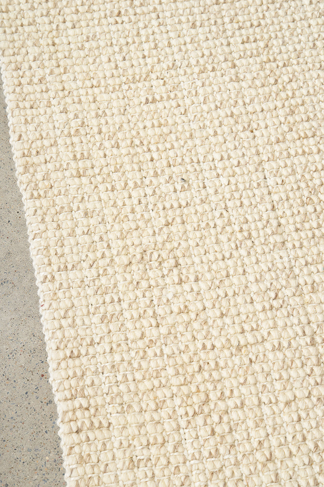 Madras Parker In Cream : Runner Rug