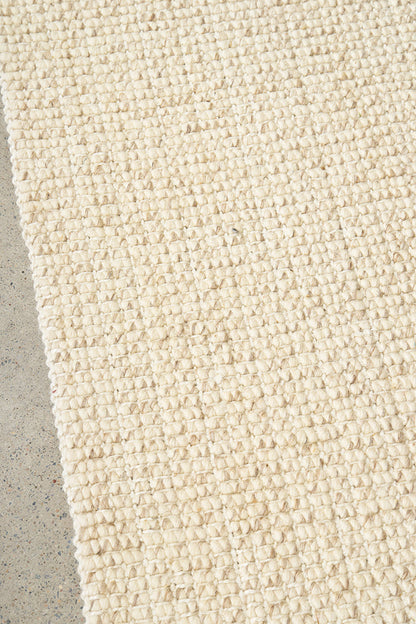 Madras Parker In Cream : Runner Rug