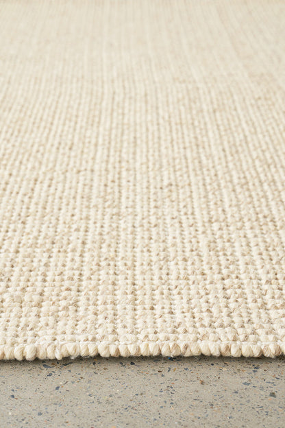 Madras Parker In Cream : Runner Rug