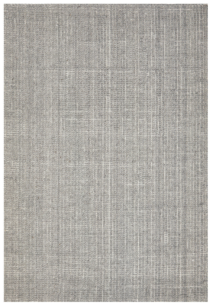 Madras Parker Dove In White & Grey Rug