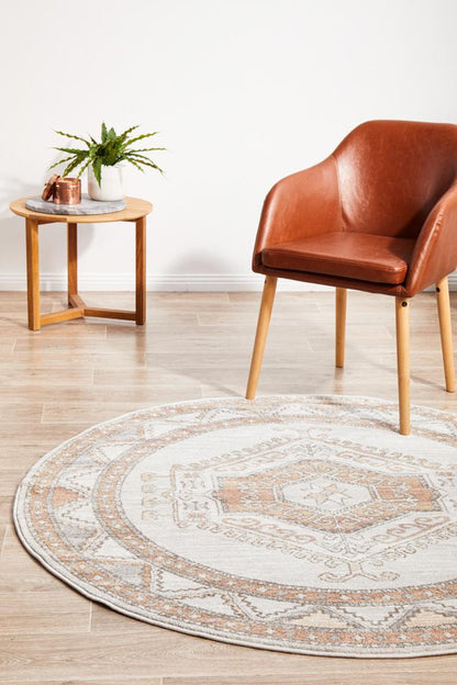 Natural Mayfair Kim Round Rug