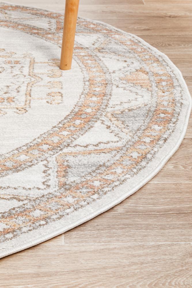 Natural Mayfair Kim Round Rug