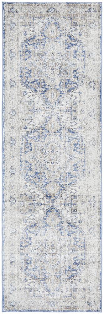 Mayfair Kendall Ocean Blue Runner Rug