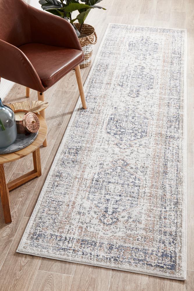 Mayfair Chloe Blue Runner Rug