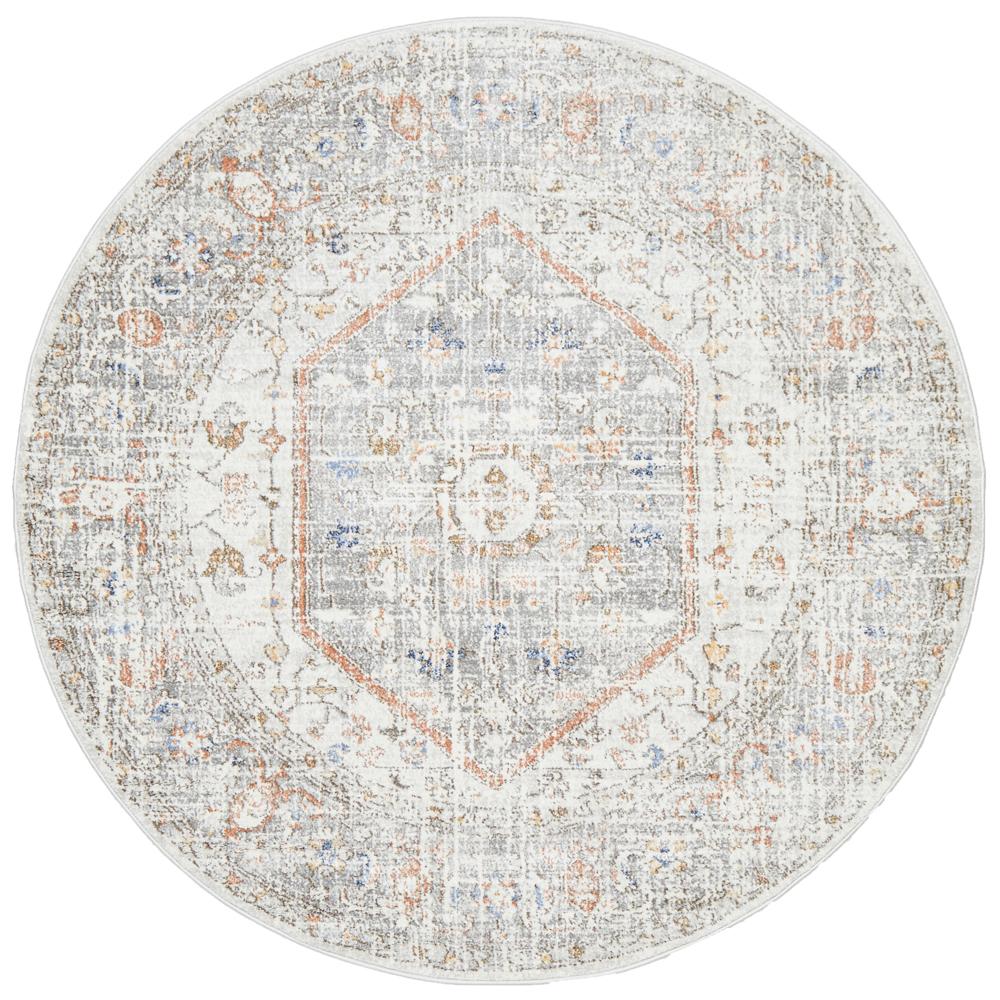 Mayfair Chloe Silver Round Rug