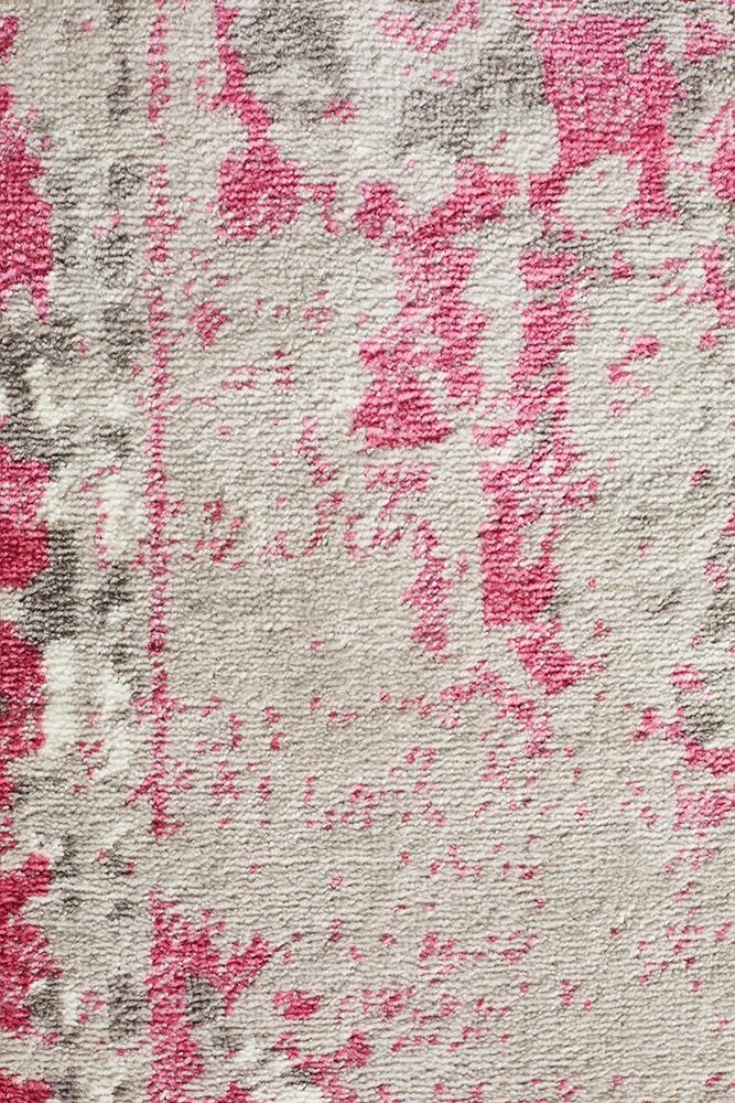 Alexa Transitional Rug Grey Fuchsia - Far Fetch Rugs