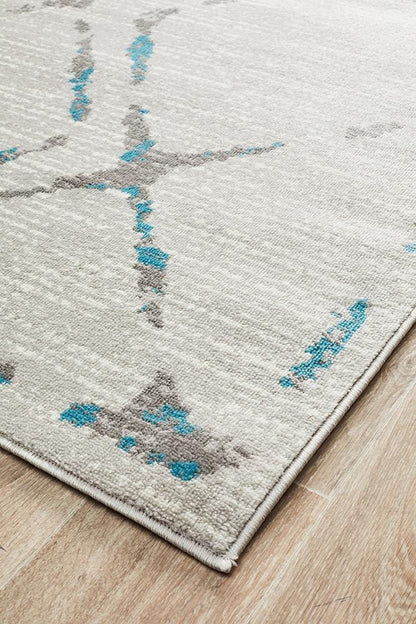 Metro Blue & Grey Rug