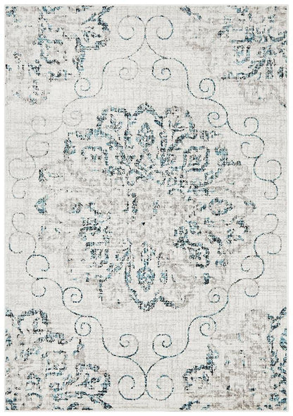 Giselle Transitional Rug Blue Grey - Far Fetch Rugs