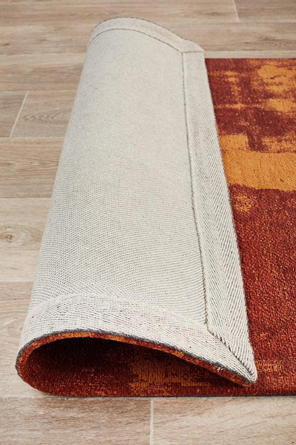 Paprika Magnolia Runner Rug