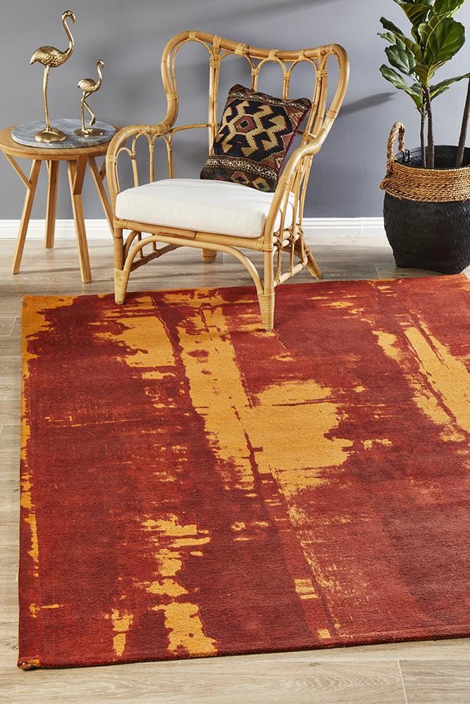 Paprika Magnolia Rug