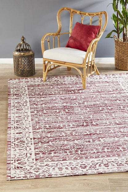 Rose Magnolia Tribal Rug