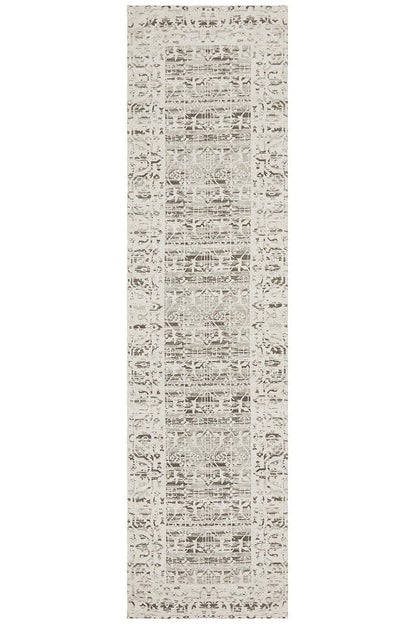 Magnolia Tribal Silver Runner Rug