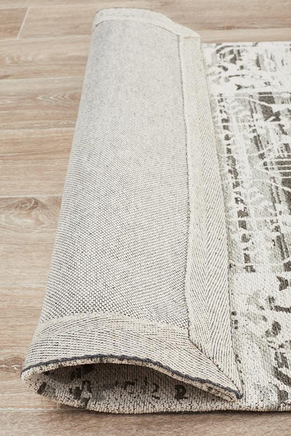 Magnolia Tribal Silver Runner Rug