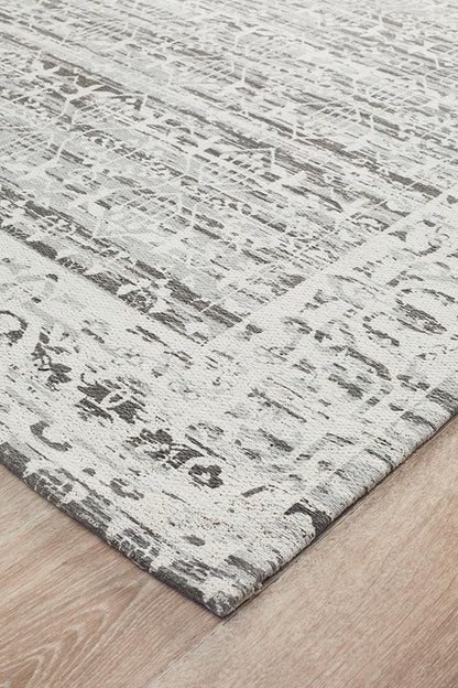 Silver Magnolia Tribal Rug