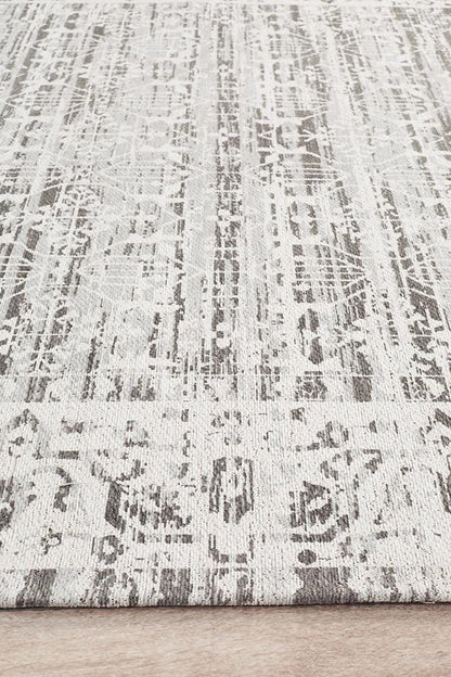 Silver Magnolia Tribal Rug