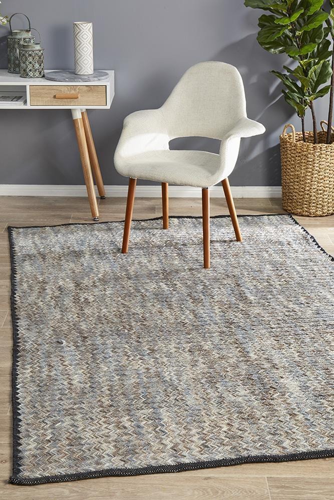 Miller Zag Smoke Rug