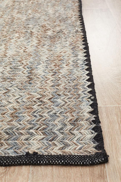 Miller Zag Smoke Rug