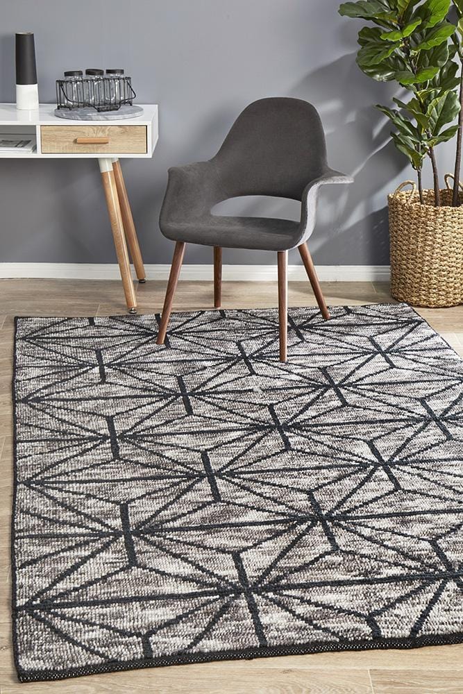 Miller Rhythmic Charcoal Rug