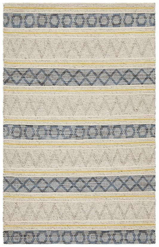 Miller Striped Denim Rug