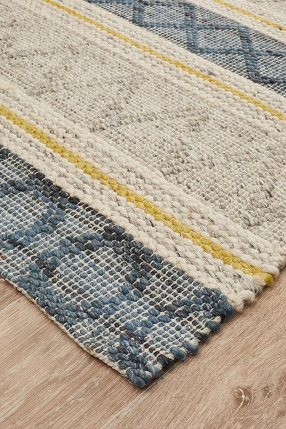 Miller Striped Denim Rug