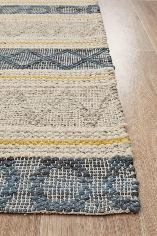 Miller Striped Denim Rug