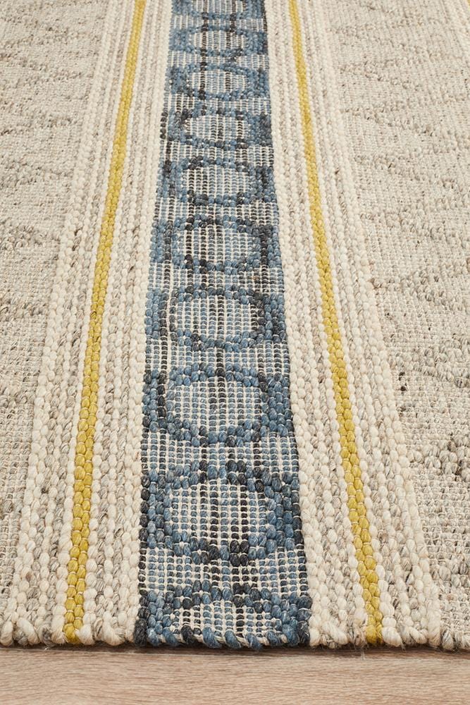 Miller Striped Denim Rug