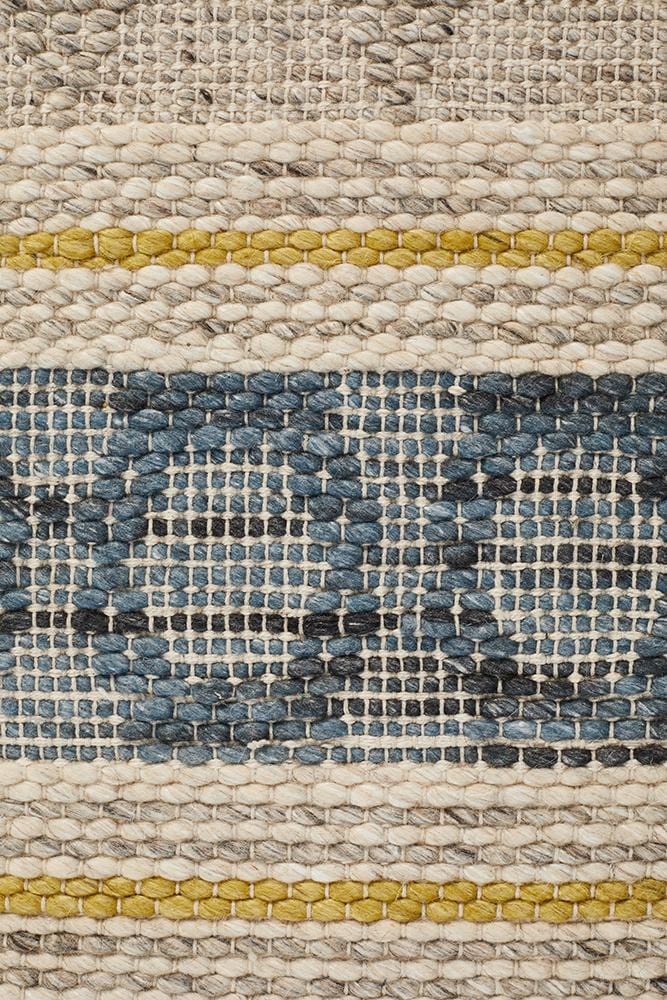 Miller Striped Denim Rug