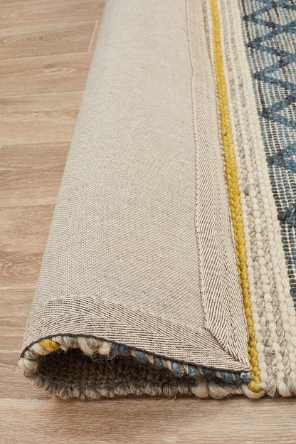 Miller Striped Denim Rug