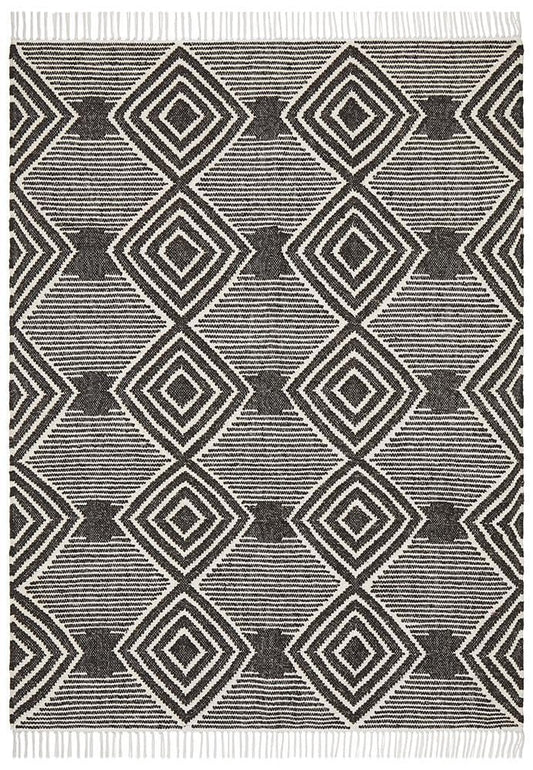 Miller Diamond Charcoal Rug